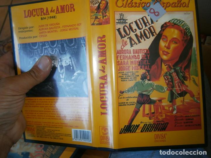 Cine: LOCURA DE AMOR-VHS(COMPRA MINIMA 10 EURO--)