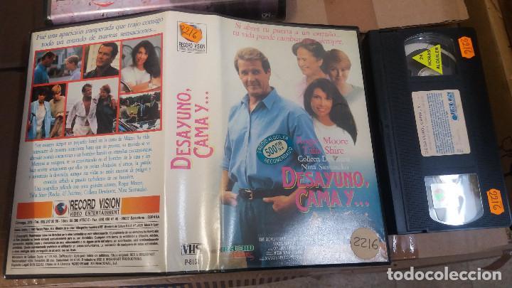 Cine: DESAYUNO CAMA Y ...- VHS- ROGER MOORE - Foto 1