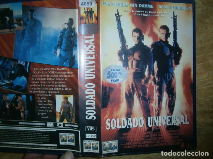Cine: ((PELICULA -VHS))-SOLDADO UNUVERSAL.