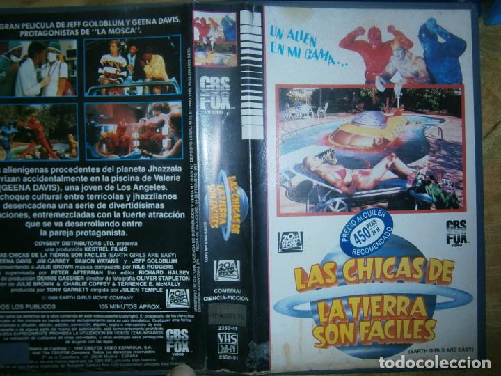 Cine: ((PELICULA -VHS))-LAS CHICAS DE LA TIERRA SON FACILES.