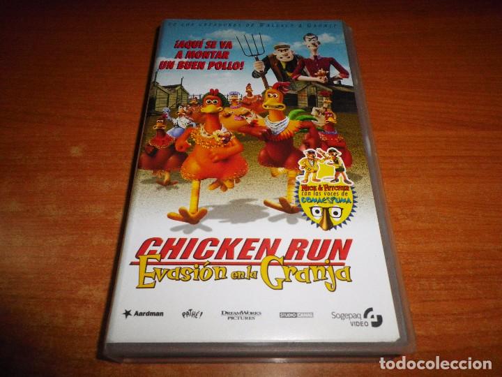 Chicken Run Evasion En La Granja Vhs Del Ano Buy Vhs Movies At Todocoleccion