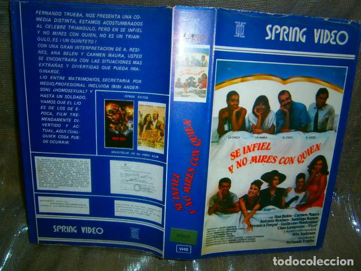 Kino: ((PELICULA-VHS))-SE INFIEL Y NO MIRES CON QUIEN