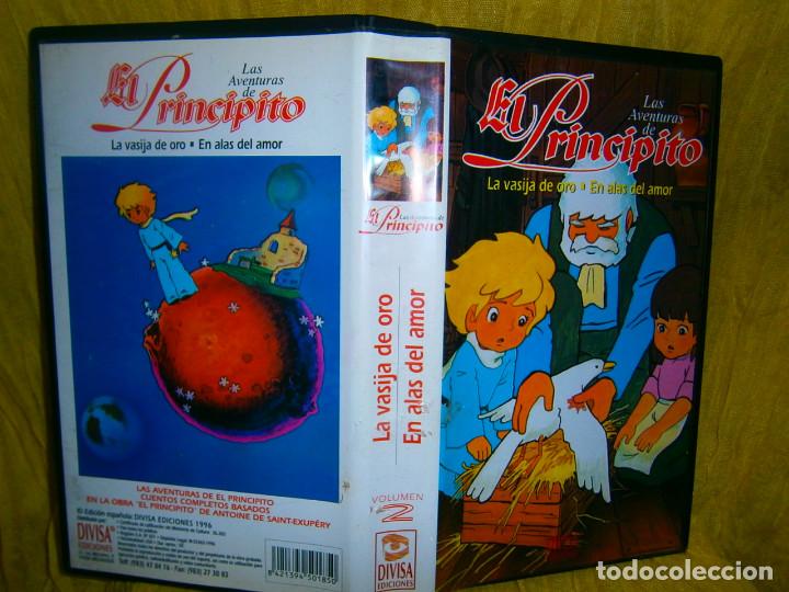 Cine: ((PELICULA-VHS))-LAS AVENTURAS DEL PRINCIPITO..LA VASIJA DE ORO-EN ALAS DEL AMOR