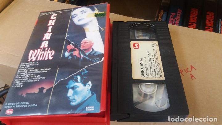 Cine: China white (el poder del dragon)- vhs- 1989- Director: Ronny Yu- artes marciales-fiebre amarilla