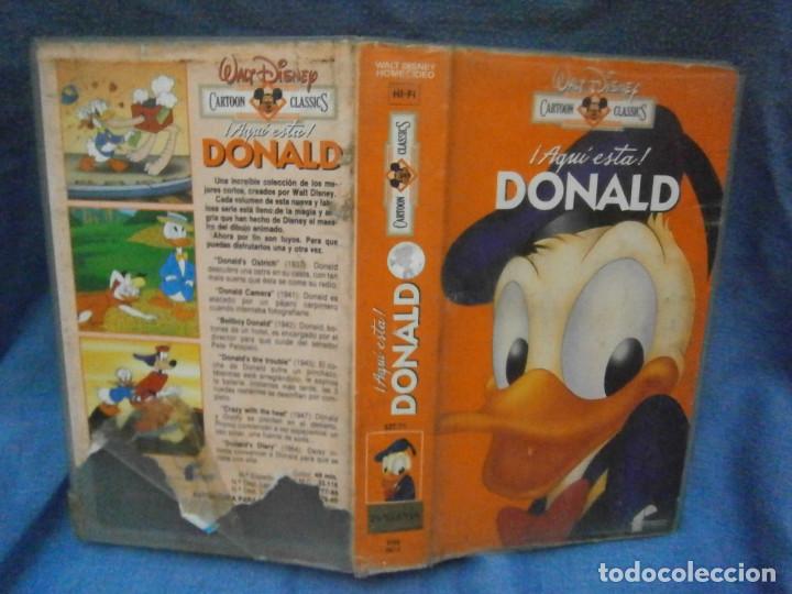 Cine: ((PELICULA-VHS))-AQUI ESTA DONALD