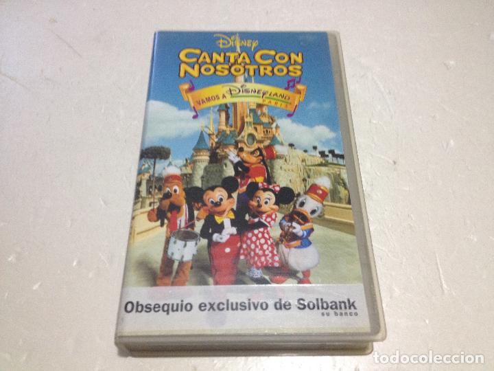 Canta Con Nosotros Vamos A Disneyland Vhs Vendido En Venta Directa