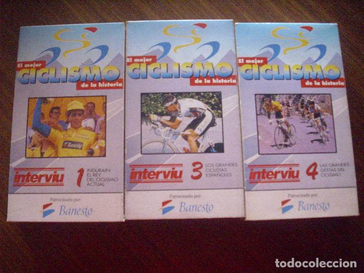 Cine: Lote de 3 cintas VHS EL MEJOR CICLISMO DE LA HISTORIA