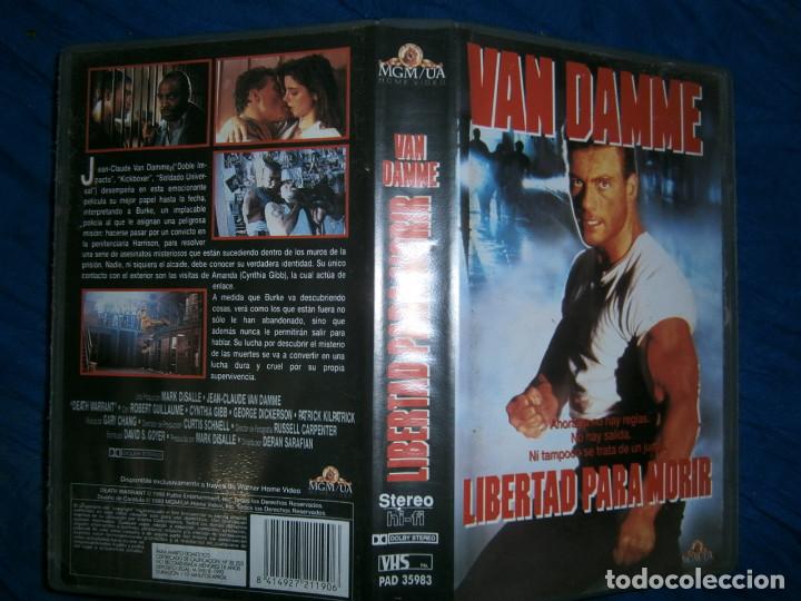 Cine: ((PELICULA-VHS))-LIVERTAD PARA MORIR