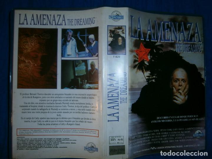 Cine: ((PELICULA-VHS))-LA AMENAZA THE DREAMING