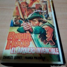 Cine: VHS - ROBIN HOOD EL ARQUERO INVENCIBLE - CARLOS QUINEY, ANTONIO MAYANS, JOSÉ LUIS MERINO