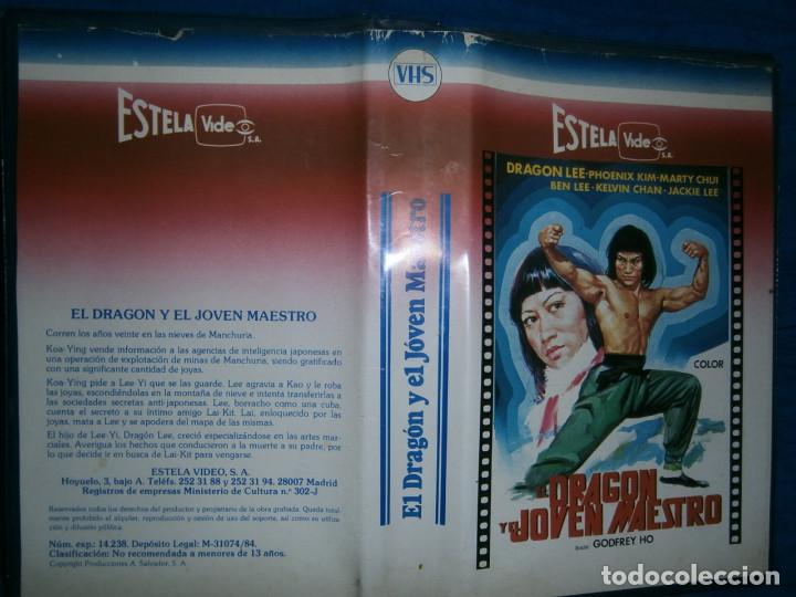 Kino: ((PELICULA-VHS))-EL DRAGON Y EL JOVEN MAESTRO. primera edicion