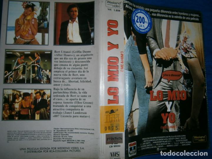 Kino: ((PELICULA-VHS))-LO MIO Y YO