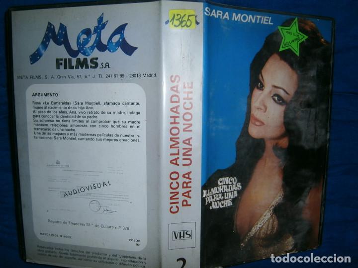 Kino: ((PELICULA-VHS))-CINCO ALMOADAS PARA UNA NOCHE