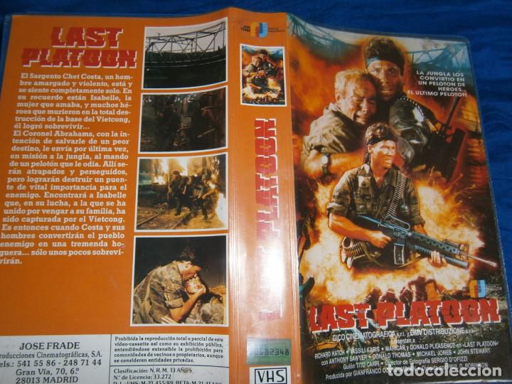 Cin&eacute;ma: ((PELICULA-VHS))-LASTS PLATOON