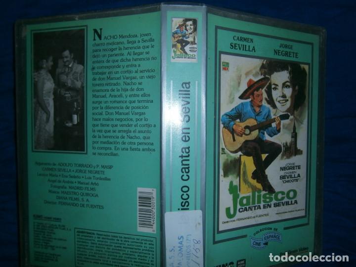 Cine: ((PELICULA-VHS))-JALISCO CANTA EN SEVILLA