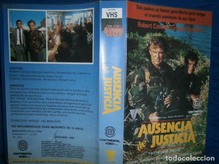 Cine: ((PELICULA-VHS))-AUSENCIA DE JUSTICIA