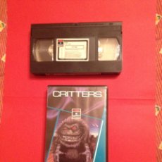 Cine: CINTA VIDEO VHS: CRITTERS (HEREK) 1990 TERROR FICCIÓN. CARÁTULA RARA. ¡ORIGINAL!. Lote 350359024
