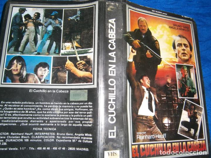 Cine: (PELICULA VHS)EL CUCHILLO EN LA CABEZA