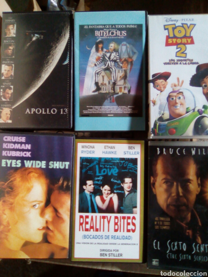 Cine: Lote 4 Seis pel&iacute;culas VHS