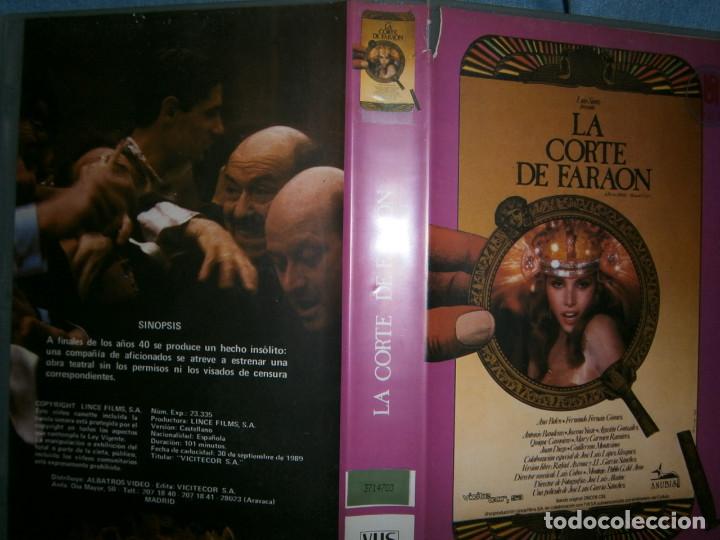 Cinema: LA CORTE DE FARAON-(PELICULA VHS)