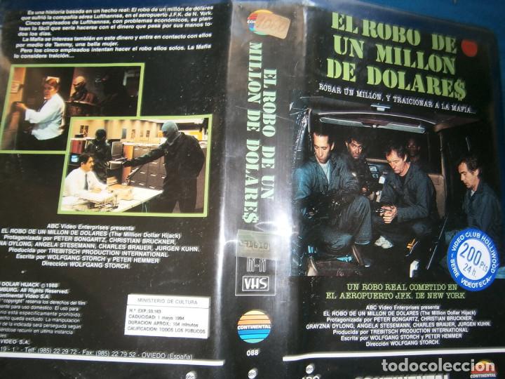 Cinema: UN ROBO DE UN MILLON DE DOLARES -(PELICULA VHS)