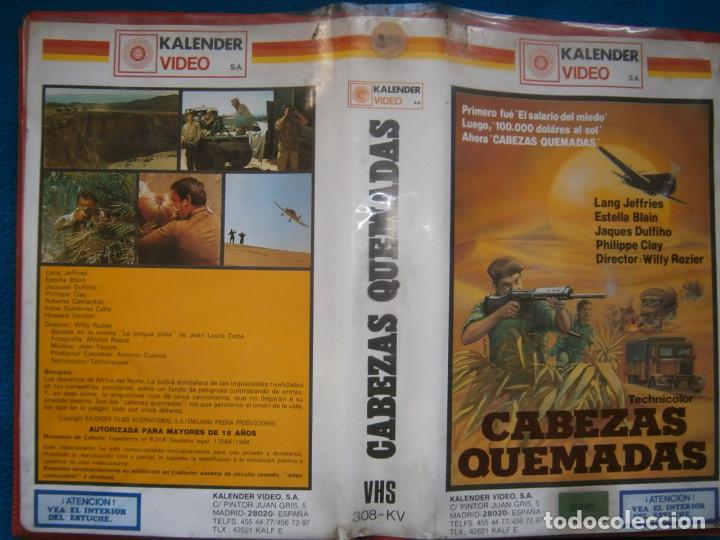 Cinema: CABAZAS QUEMADAS -(PELICULA VHS)