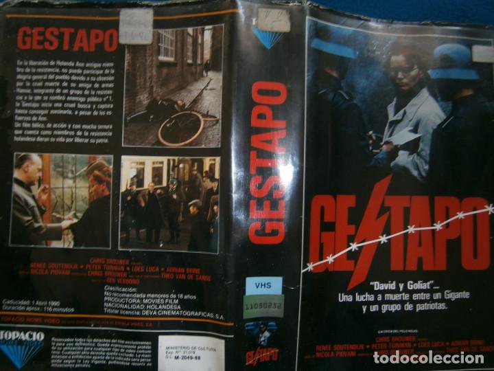 Cine: GESTAPO -(PELICULA VHS) - Foto 1