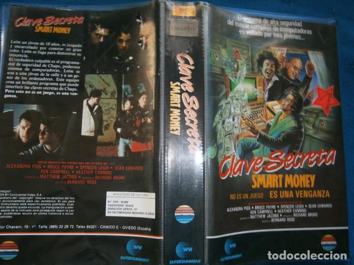 Cine: CLAVE SECRETA SMART MONEY -(PELICULA VHS)