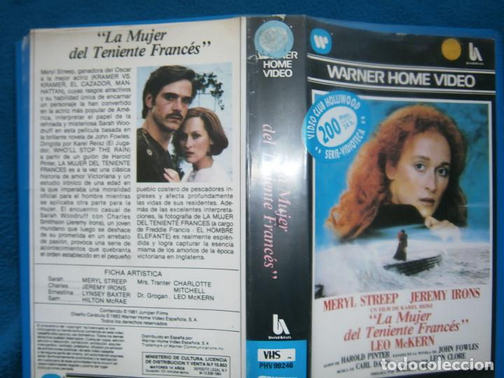 Cinema: ((PELICULA -VHS))-LA MUJER DEL TENIENTE FRANCES