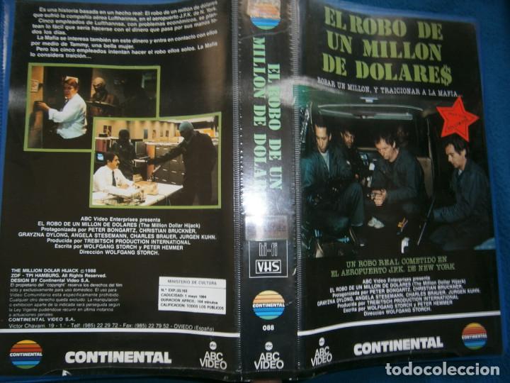 Cinema: ((PELICULA -VHS))-EL ROBO DE UN MILLON DE DOLARES