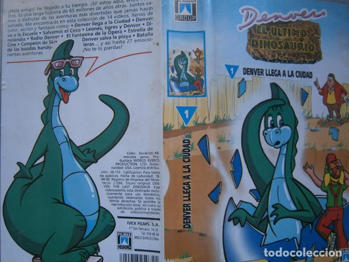 Cinema: ((PELICULA -VHS))-EL ULTIMO DINOSAURIO ..DEMVER LLEGA A LA CIUDAD