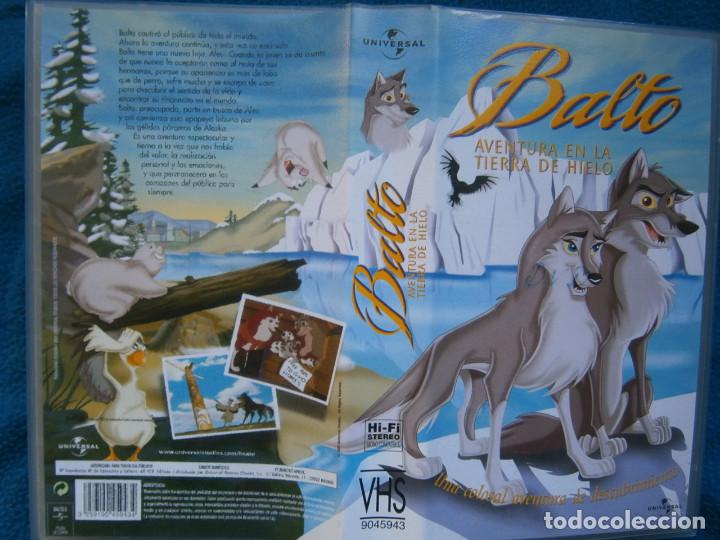 Cine: BALTO AVENTURA EN LA TIERRA DE HIELO-((PELICULA-VHS))