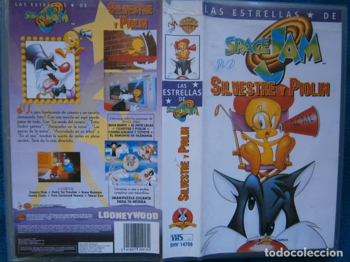 Cine: ESPACE JAM SILVESTRE Y PIOLIN-((PELICULA-VHS))