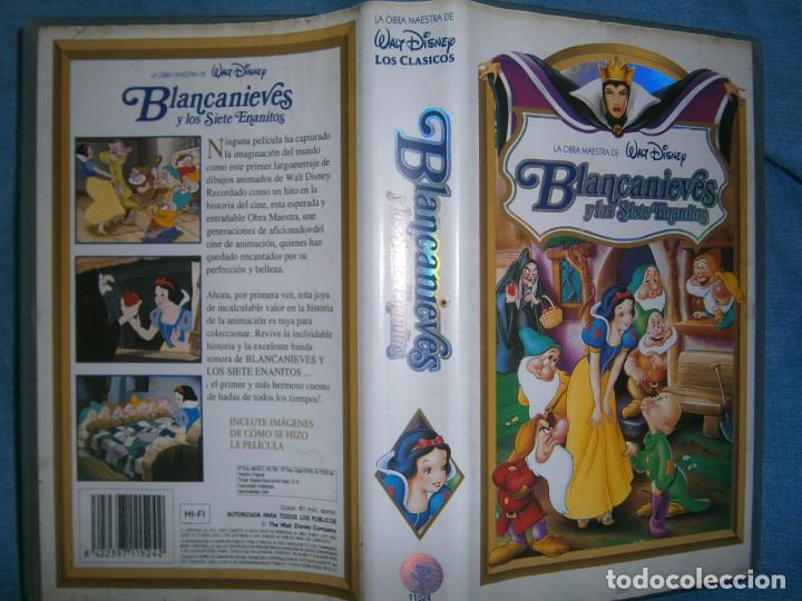 Cine: ((PELICULA-VHS))-BLANCANIEVES Y LOS SIETE ENANITOS