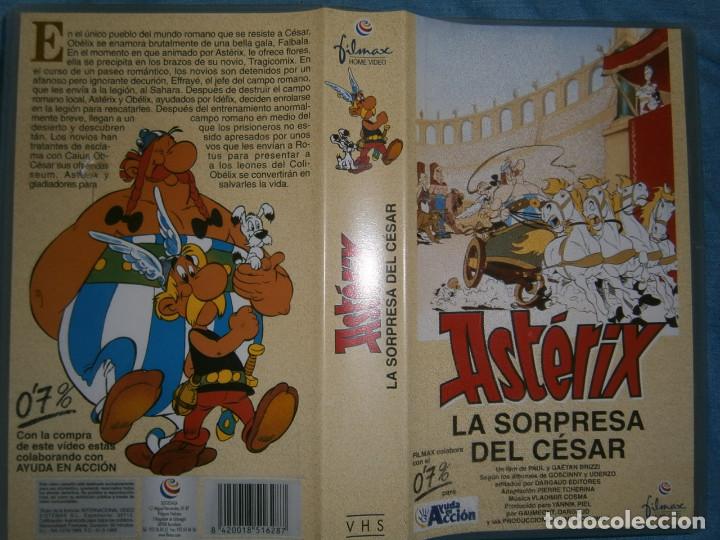 Cine: ((PELICULA-VHS))-ASTERIX ..LA SORPRESA DEL CESAR