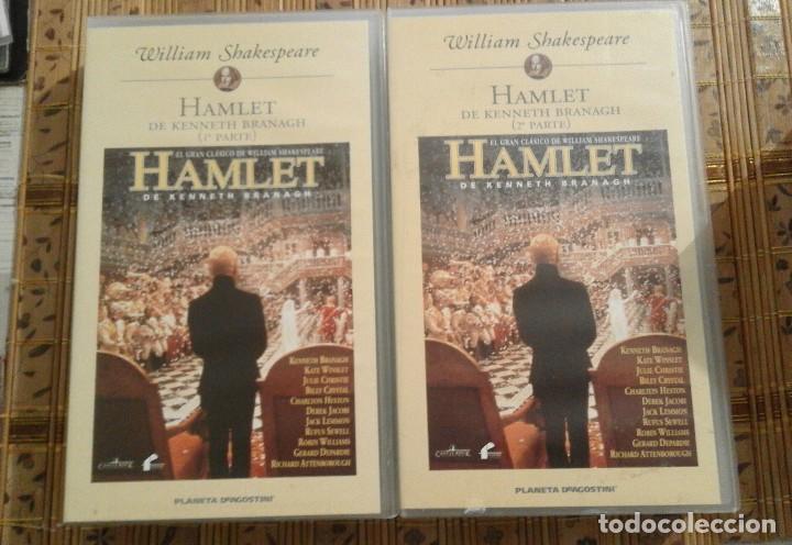 Cine: Hamlet de Kenneth Branagh - Parte 1 y 2 - VHS - Foto 1