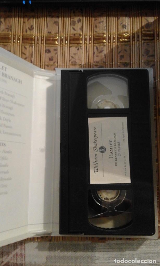 Cine: Hamlet de Kenneth Branagh - Parte 1 y 2 - VHS - Foto 4