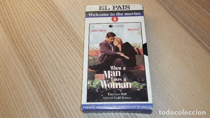Cin&eacute;ma: VHS When a man loves a woman. Pel&iacute;cula en Ingl&eacute;s con subt&iacute;tulos en ingl&eacute;s. El Pa&iacute;s
