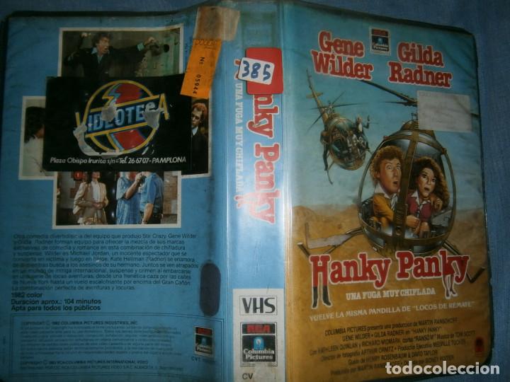 Cinema: ((PELICULA-VHS))-HANKY PANKY ..UNA FUGA MUY CHIFLADA