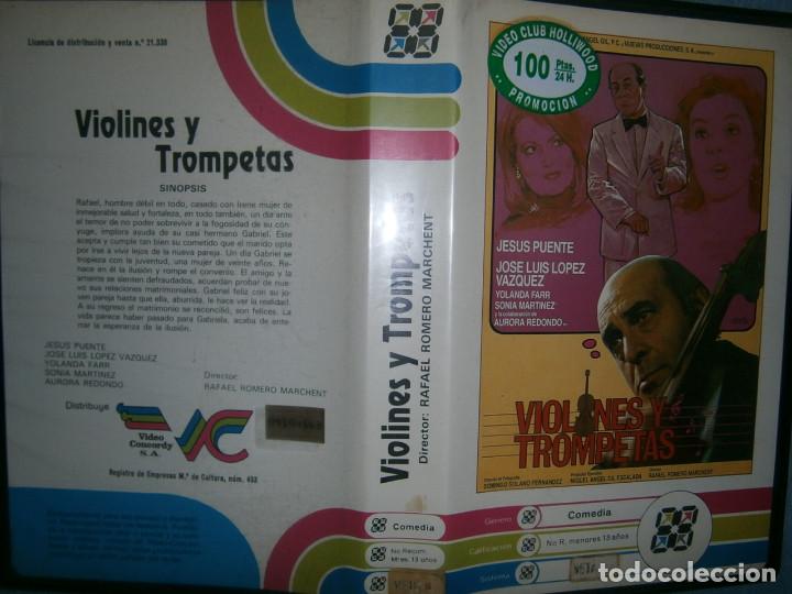 Cine: ((PELICULA-VHS))-VIOLINES Y TROMPETA