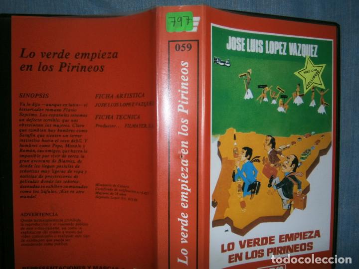 Cinema: ((PELICULA-VHS))-LO VERDE EMPIEZA EN LOS PIRENEOS