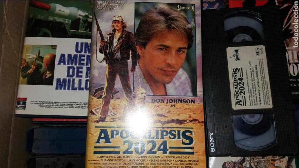 Cine: Apocalipsis 2024 - vhs - rareza don johnson- post-apocaliptica