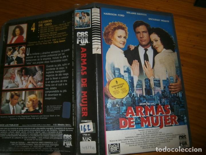 Cine: ARMAS DE MUJER((PELICULA -VHS...COMPRA MINIMA -10 &euro;))