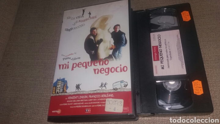 Cine: Mi peque&ntilde;o negocio- vhs- pierre jolivet- comedia francesa- descatalogada
