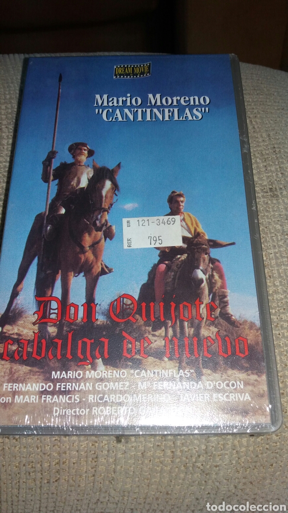 Kino: Don quijote cabalga de nuevo- vhs- Mario moreno cantiflas