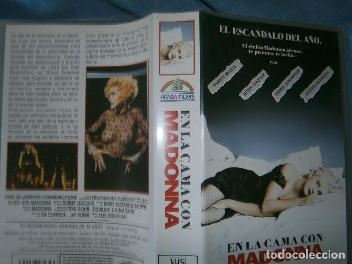 Cine: EN LA CAMA CON MADONA (PELICULA-VHS..COMPRA MINIMA 10&euro;)