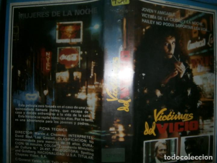 Cine: VICTIMAS DEL VICIO- (PELICULA-VHS..COMPRA MINIMA 10&euro;)