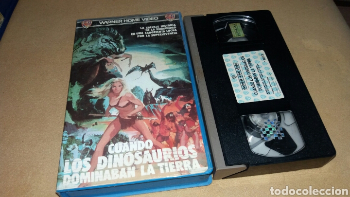 Cine: CuAndo los dinosaurios dominaban la tierra- vhs- 1 edicion