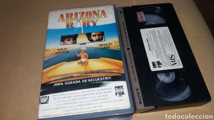 Cinema: Arizona baby- vhs- nicolas cage