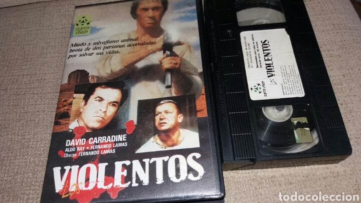 Cine: Los violentos- vhs- david carradine - Foto 1
